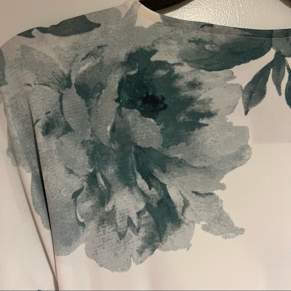 Alfani Mothers Day Button Up Front Tie Midi Dress Size M - Picture 12 of 13